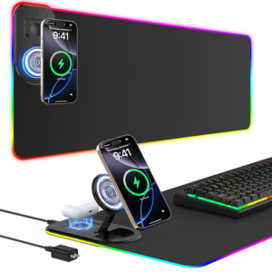 Wireless RGB Gaming Mouse Pad