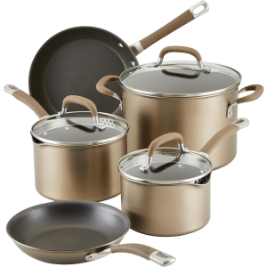 Circulon 8-Piece Hard Anodized Nonstick Cookware Set