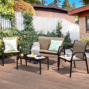 Costway 4-Piece Patio Furniture Set