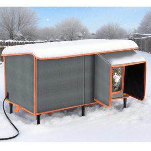 Weatherproof Heated Outdoor Cat House