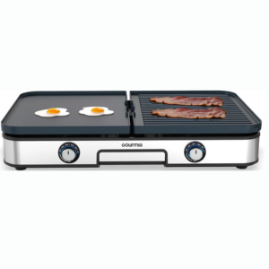Gourmia 3-in-1 Reversible Electric Indoor Grill & Griddle Combo