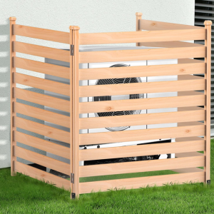 Wood Air Conditioner Fence Screen