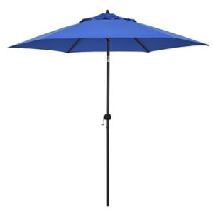 Steel 9' Push-Tilt Patio Umbrella
