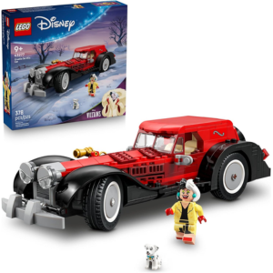 LEGO 378-Piece Disney Cruella De Vil’s Car Building Set