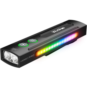 6-in-1 Rechargeable Flashlight w/UV RGB Light
