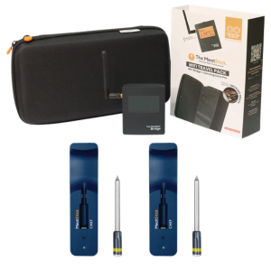 MeatStick Chef 2-Pack Smart Meat Thermometers w/WiFi Hub