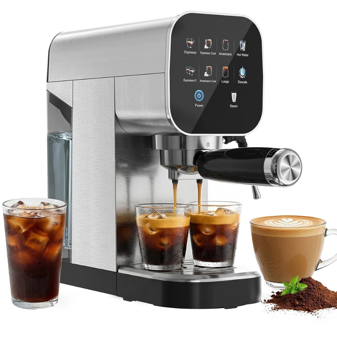 20-Bar Espresso Machine w/Cold Brew