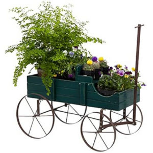 Wood Wagon Garden Planter