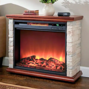 Lifesmart 1500W Electric Infrared Quartz Fireplace Heater