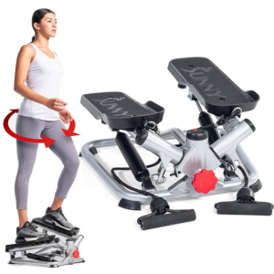Sunny Health & Fitness Twist Steppers w/Resistance Bands