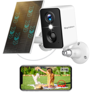 Wireless 2K Solar Powered Security Camera