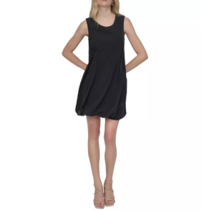 DKNY Scoop-Neck Bubble-Hem Dress