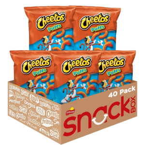 40-Pack Cheetos Puffs Cheese Snacks
