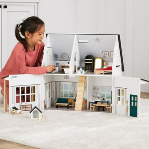 Member's Mark Wooden Farmhouse Dollhouse w/Accessories