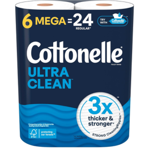 Cottonelle 24-Pack Mega Rolls Toilet Paper