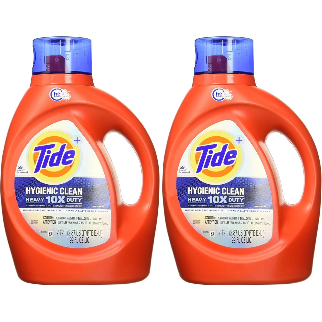 Tide 2-Pack 92Oz. Hygienic Clean Liquid Detergent