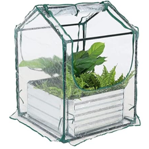 Sunnydaze 2' Steel Raised Garden Bed w/Greenhouse Cover