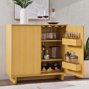 Better Homes & Gardens Fluted Bar Cabinet