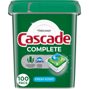 Cascade 100-Count Complete Dishwasher Pods