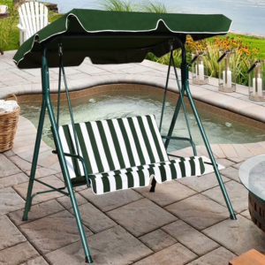 Costway 2-Person Loveseat Canopy Swing Glider