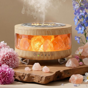 Himalayan Salt Lamp & Essential Oil Diffuser