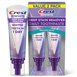 Crest 2-Pack 3D Deep Stain Remover White Toothpaste