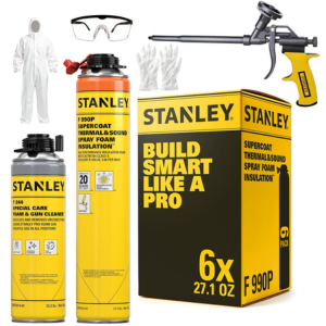 Stanley Supercoat Spray Foam Insulation Kit