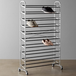 Amazon Basics 50-Pair Shoe Rack