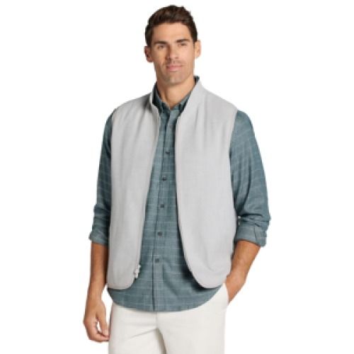 Jos. A. Bank Men's Tailored Fit Tech Flannel Vest