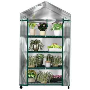 Home-Complete 4-Tier Mini Greenhouse