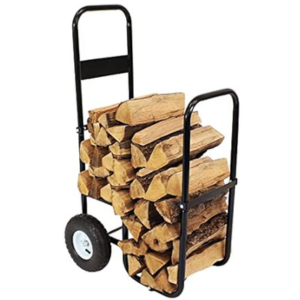 Outdoor Firewood Log Cart w/Cover