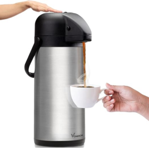 Stainless Steel 102oz Coffee Carafe Dispenser w/Pump