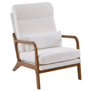 Mid Century Cushioned Accent Chair