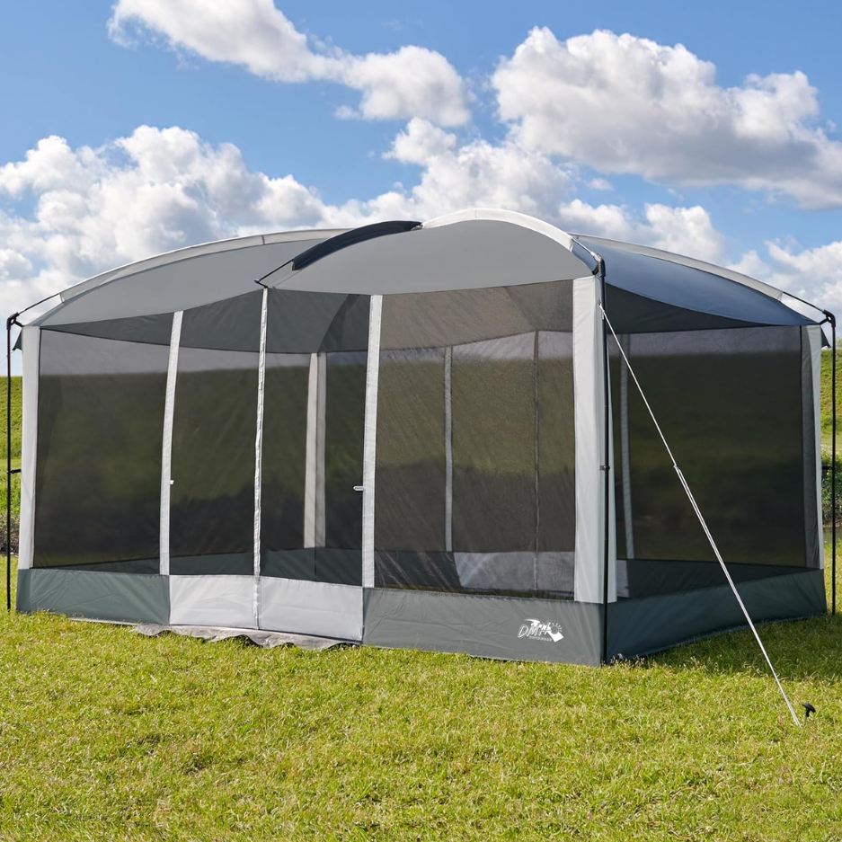 Camping 13' x 9' Screen House Tent w/Projection Screen