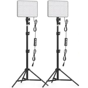 2-Pack LED Photography Video Lighting Kit