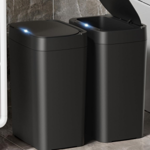 2-Pack 2Gal. Automatic Touchless Trash Can w/Lid
