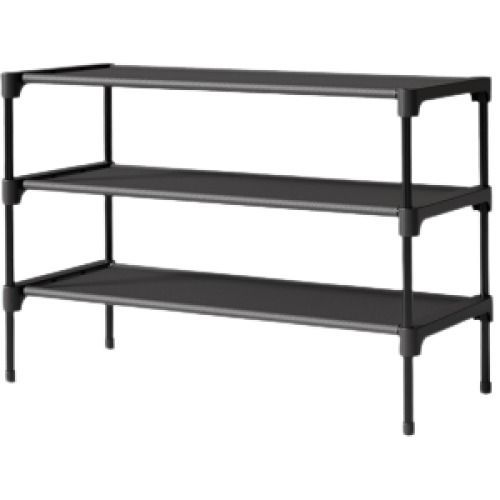 Metal Frame 3-Tier Shoe Rack