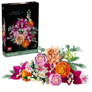 LEGO 749-Piece Pink Flower Bouquet Building Set
