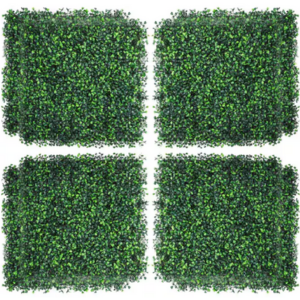 12-Piece Artificial Grass Wall Panels