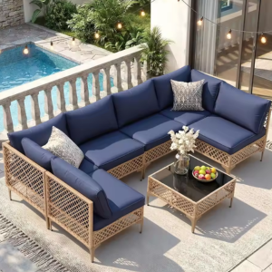 7-Piece Wicker Patio Furniture Set