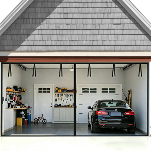 2-Car Garage 16' Screen Door