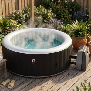 Inflatable 3-Person Hot Tub Jet Spa + Cover