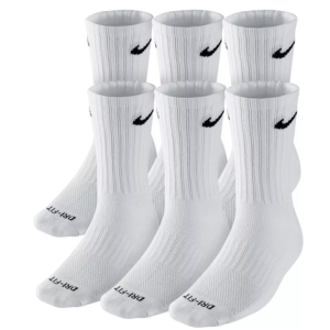 Nike 6-Pairs Unisex Cushioned Crew Socks