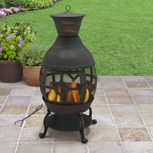 Better Homes & Gardens Wood-Burning Cast Iron Chiminea