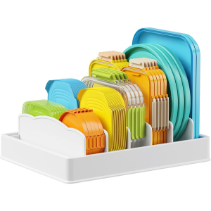 6-Divider Lid & Plate Organizer