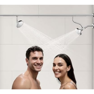 Dual High Pressure Shower Head System