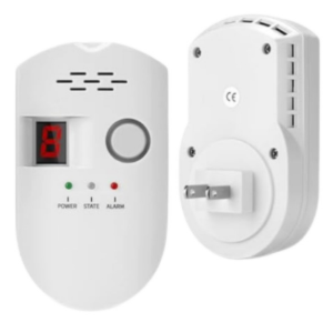Natural Gas Leak Detector w/Alarm