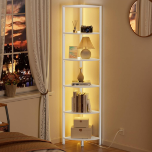 6-Tier LED Corner Shelf