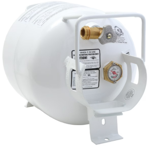 Flame King 20lb Horizontal Steel Propane Tank Cylinder w/Gauge