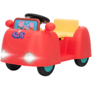 Interactive Toddler 6V Peppa Pig Ride On Car